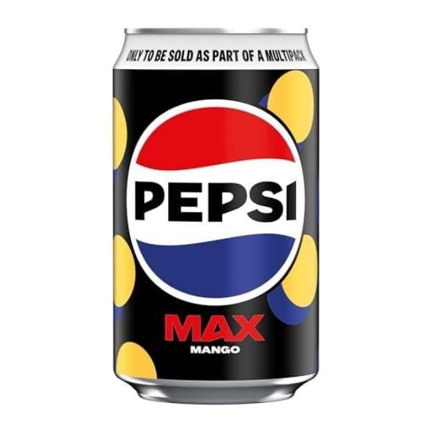 PEPSI MAX MANGO 330ML (NEW DESIGN)